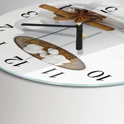 Runde wanduhr Schokolade