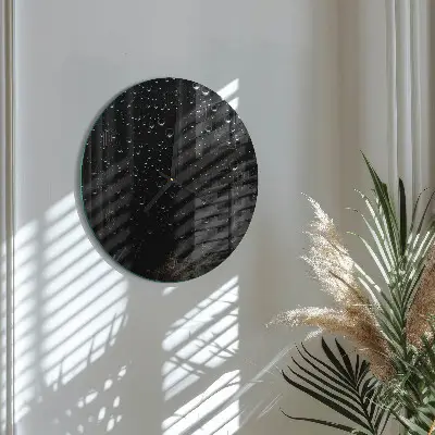 Wanduhr glas rund Tropfen