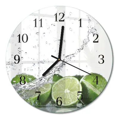 Runde wanduhr Limes