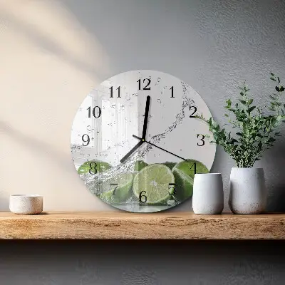 Runde wanduhr Limes