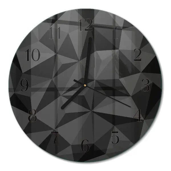 Runde wanduhr 3D-Muster