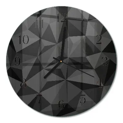 Runde wanduhr 3D-Muster