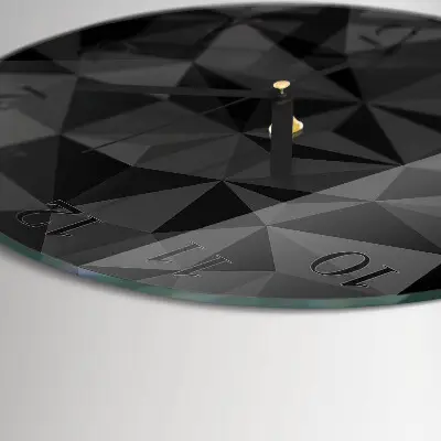 Runde wanduhr 3D-Muster