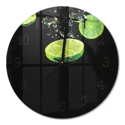 Runde wanduhr Limes