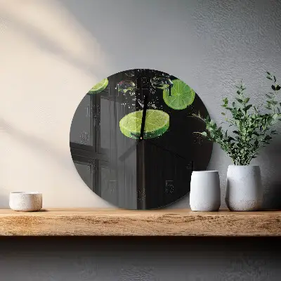 Runde wanduhr Limes