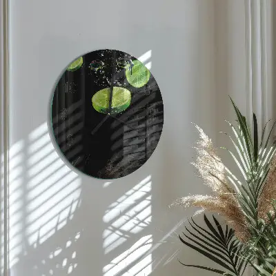Runde wanduhr Limes