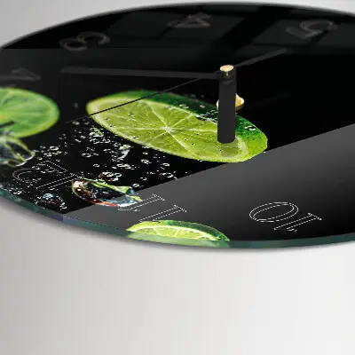 Runde wanduhr Limes