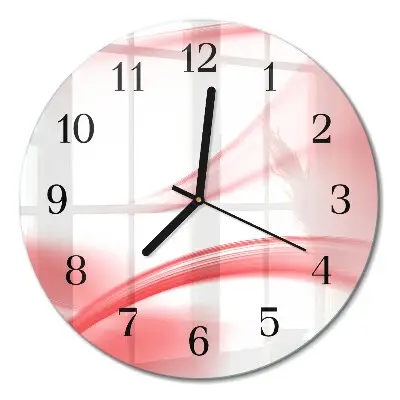 Runde wanduhr Abstrakte Kunst