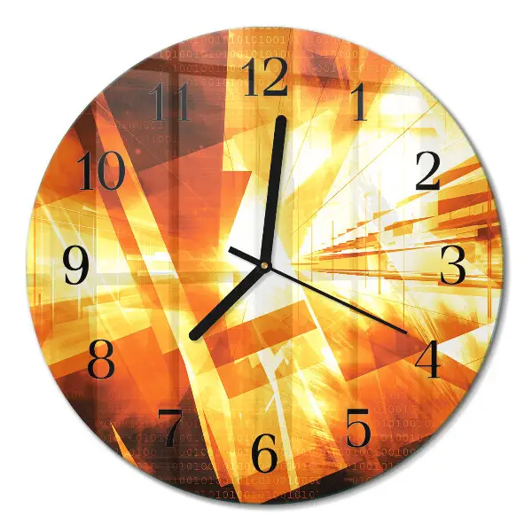 Runde wanduhr Abstraktion