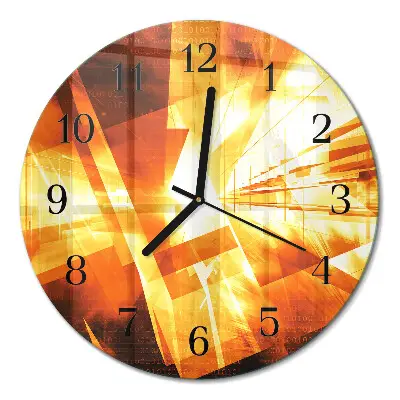 Runde wanduhr Abstraktion
