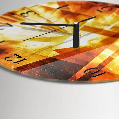 Runde wanduhr Abstraktion