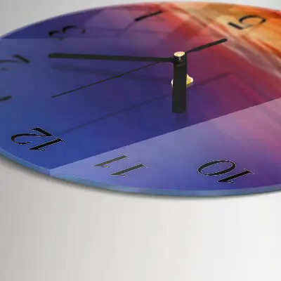 Runde wanduhr Feld