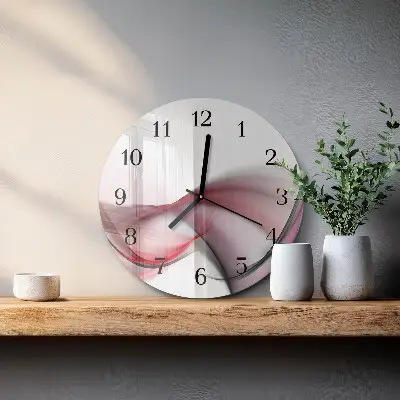 Runde wanduhr Abstrakte Kunst