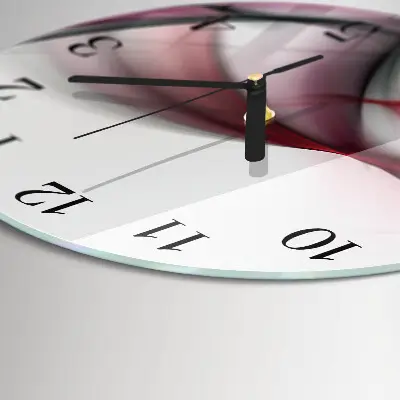 Runde wanduhr Abstrakte Kunst