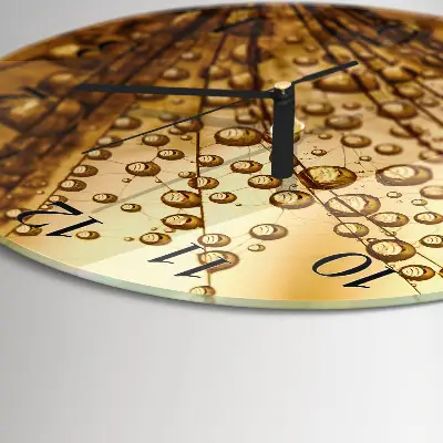 Runde wanduhr Löwenzahn