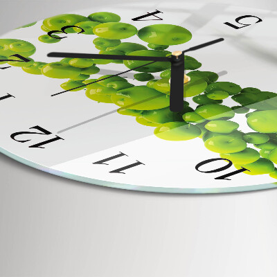 Runde wanduhr Äpfel