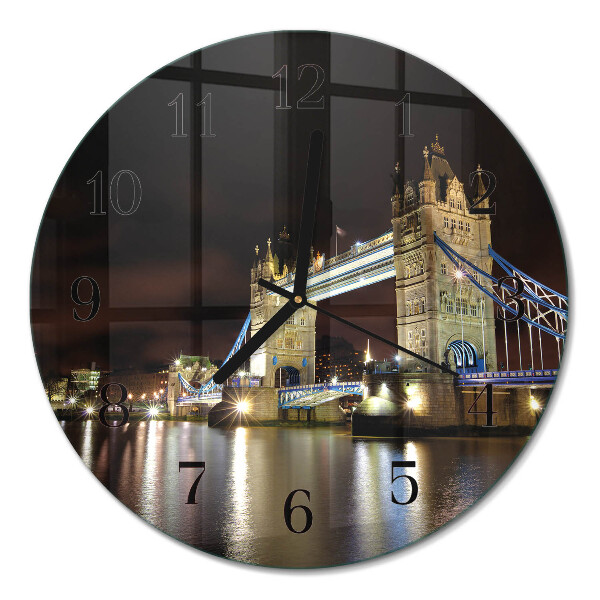 Runde wanduhr London Bridge