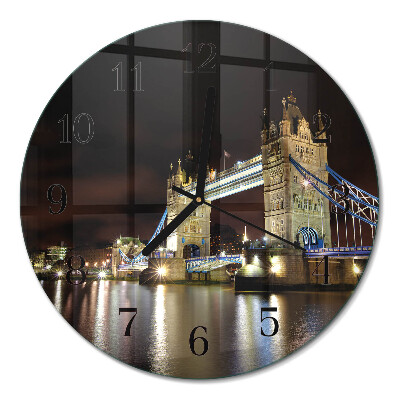 Runde wanduhr London Bridge