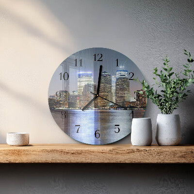 Runde wanduhr Horizont
