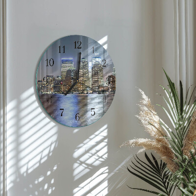 Runde wanduhr Horizont