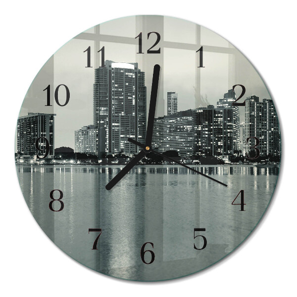 Runde wanduhr Horizont