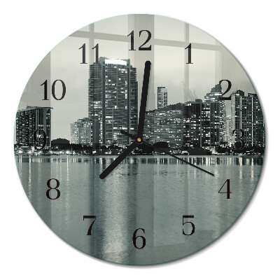 Runde wanduhr Horizont