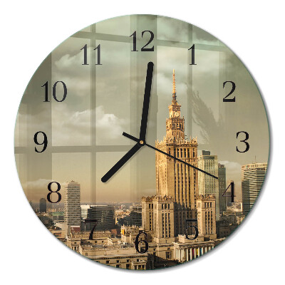 Runde wanduhr Warschau