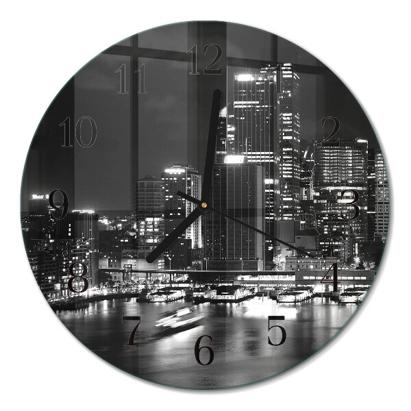 Runde wanduhr Horizont