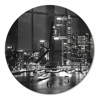 Runde wanduhr Horizont