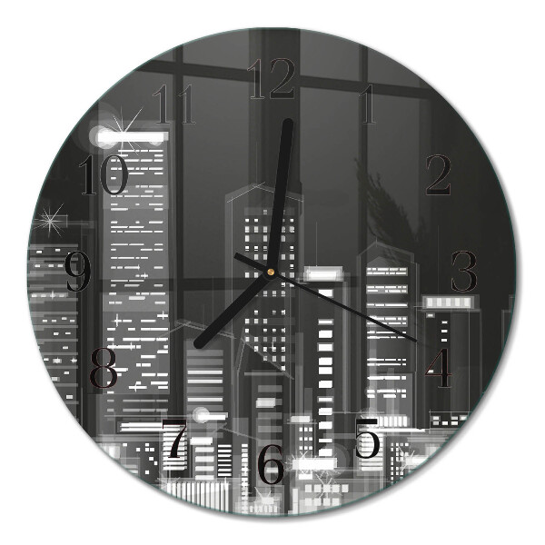 Runde wanduhr Horizont
