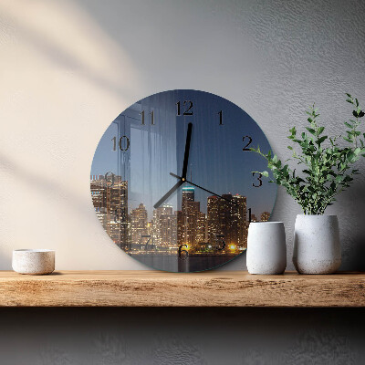 Runde wanduhr Horizont