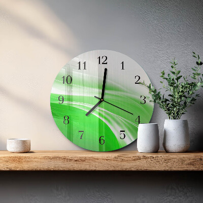 Wanduhr glas rund Abstraktion