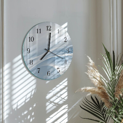 Runde wanduhr Abstrakte Linien