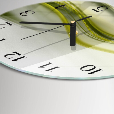 Runde wanduhr Abstrakte Linien