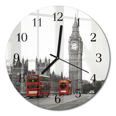 Wanduhr glas rund London