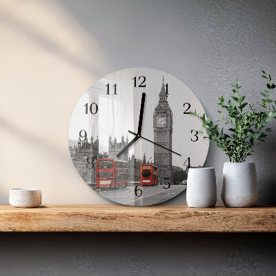 Wanduhr glas rund London