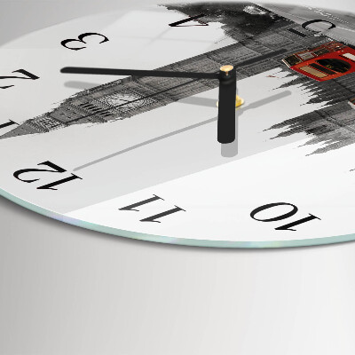 Wanduhr glas rund London