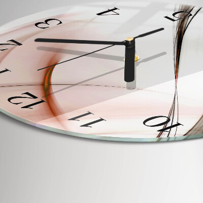 Wanduhr glas rund Abstraktion