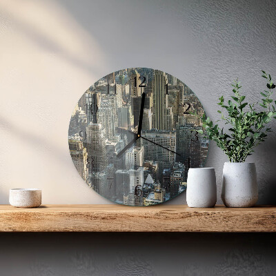 Runde wanduhr Horizont