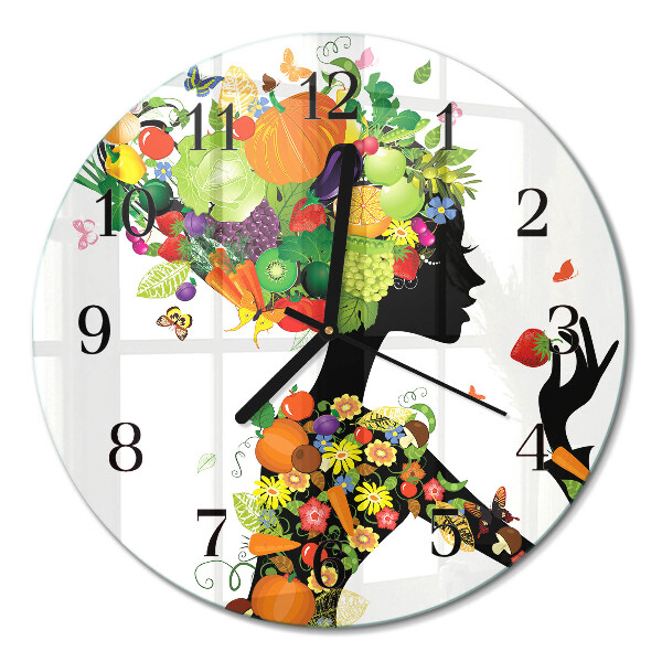 Runde wanduhr Stück