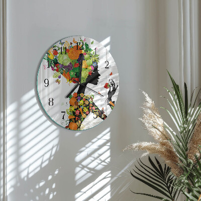 Runde wanduhr Stück