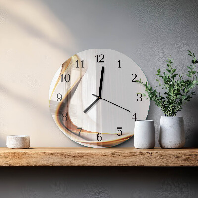 Wanduhr glas rund Abstraktion
