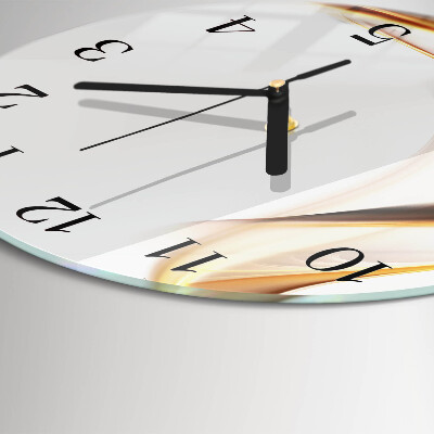 Wanduhr glas rund Abstraktion