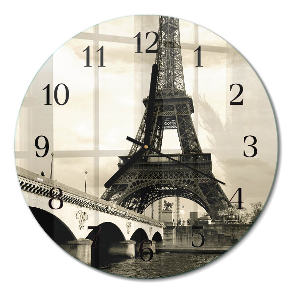 Runde wanduhr Paris