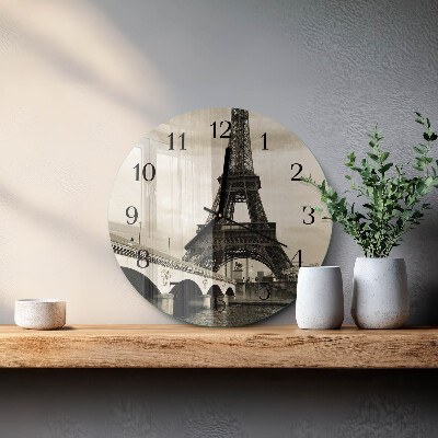 Runde wanduhr Paris