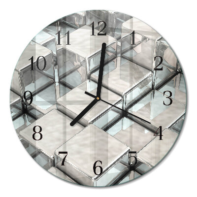 Runde wanduhr Würfel