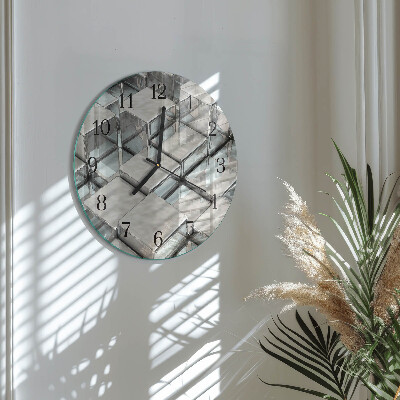 Runde wanduhr Würfel