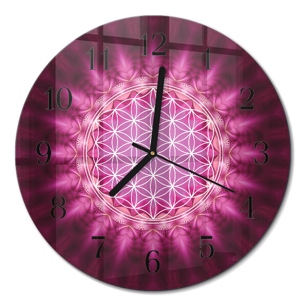 Runde wanduhr Abstraktion