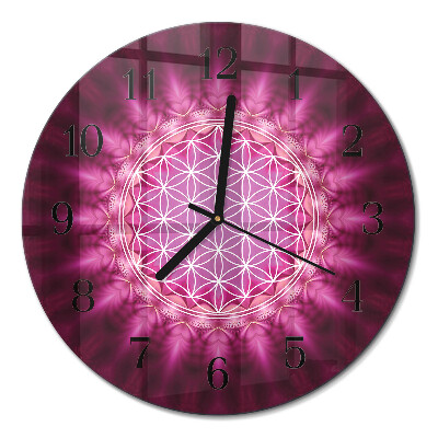 Runde wanduhr Abstraktion