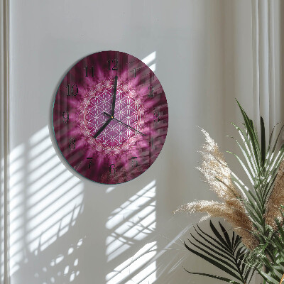 Runde wanduhr Abstraktion
